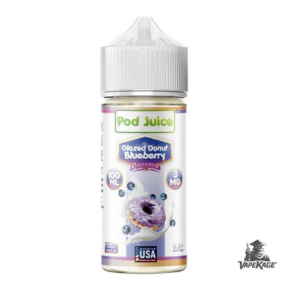Glazed Donut Blueberry — Pod Juice 100mL Freebase