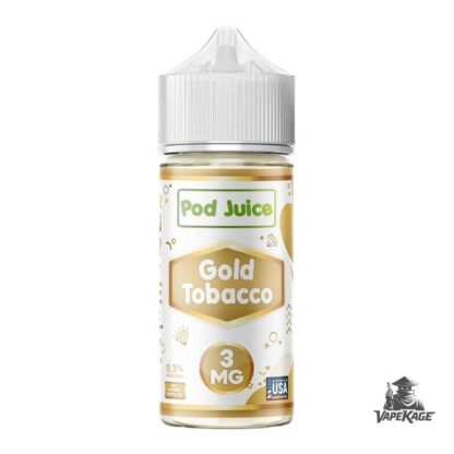 Gold Tobacco — Pod Juice 100mL Freebase