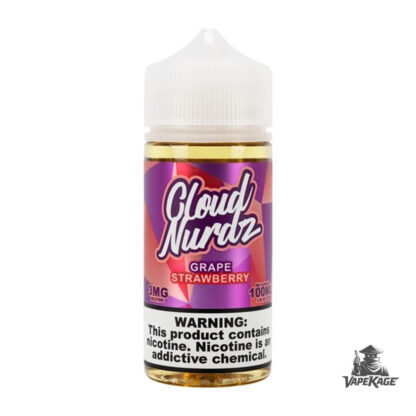Grape Strawberry by — Cloud Nurdz 100mL Freebase