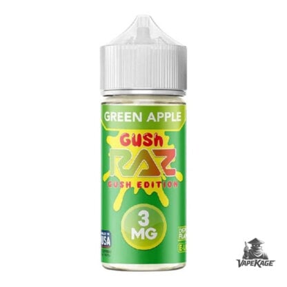 Green Apple Gush RAZ x — Pod Juice 100mL Freebase