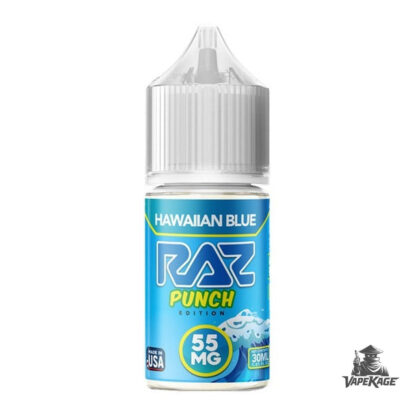 Hawaiian Blue RAZ x (punch Edition) — Pod Juice 30mL Nic Salt