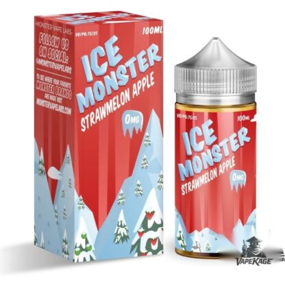 Strawmelon Apple Ice Monster Vape Labs 100mL Freebase