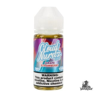 Iced Grape Strawberry by — Cloud Nurdz 100mL Freebase