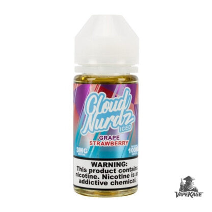 Iced Grape Strawberry by — Cloud Nurdz 100mL Freebase