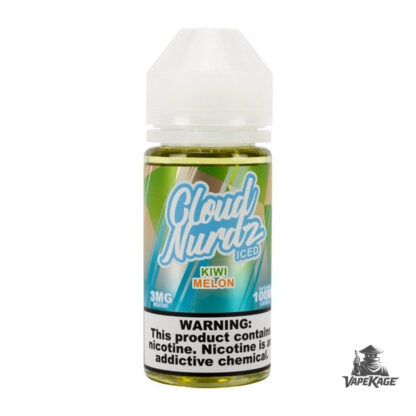 Iced Kiwi Melon by — Cloud Nurdz 100mL Freebase
