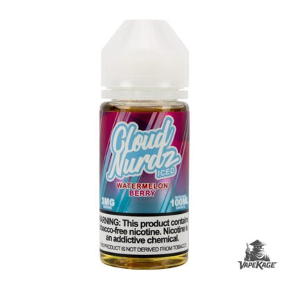 Iced Watermelon Berry by — Cloud Nurdz 100mL Freebase