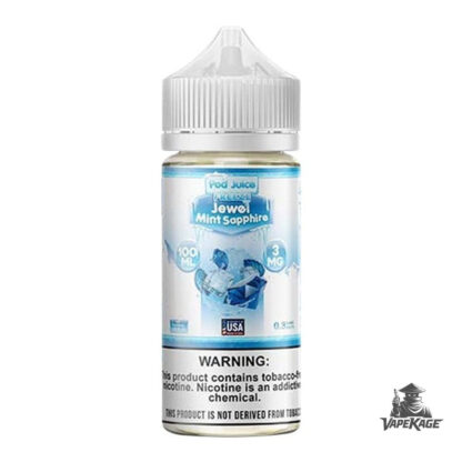 Jewel Mint Sapphire Freeze — Pod Juice 100mL Freebase