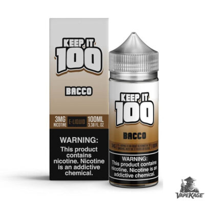 Bacco — Keep It 100 100mL Freebase
