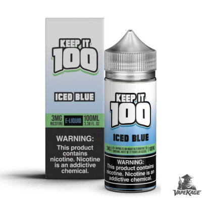 Iced Blue — Keep It 100 100mL Freebase