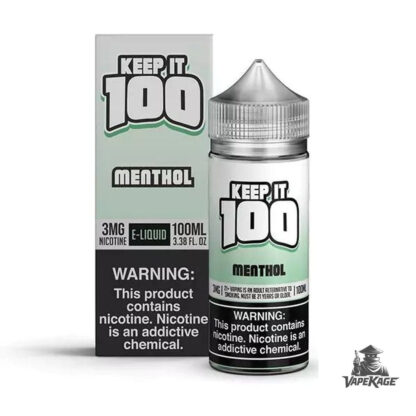 Menthol — Keep It 100 100mL Freebase