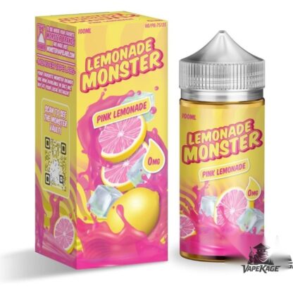 Pink Lemonade Monster Vape Labs 100mL Freebase
