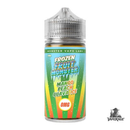 Mango Peach Guava Ice Nicotine Free — Monster Vape Labs 100mL Freebase