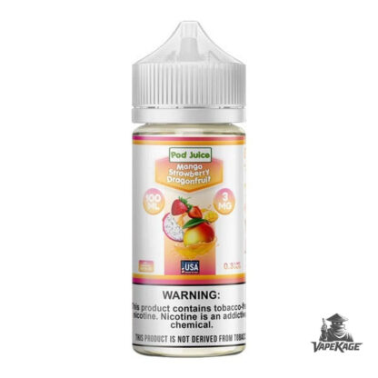 Mango Strawberry Dragonfruit — Pod Juice 100mL Freebase