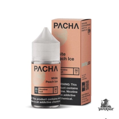 White Peach Ice — Pacha Salts — Pachamama 30mL Nic Salt