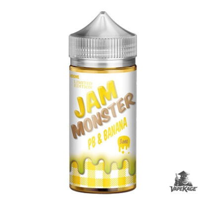 Pb & Banana Jam Monster Vape Labs 100mL Freebase