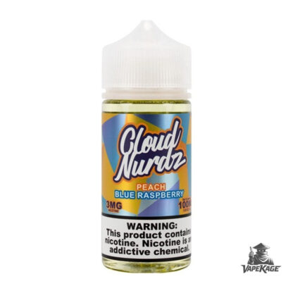Peach Blue Raspberry by — Cloud Nurdz 100mL Freebase