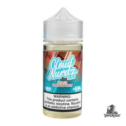 Peach Dragonfruit Iced — Cloud Nurdz 100mL Freebase