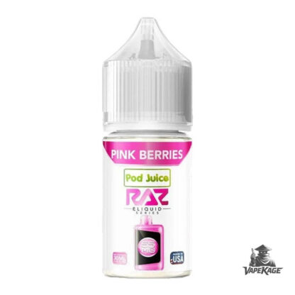 Pink Berries RAZ x — Pod Juice 30mL Nic Salt
