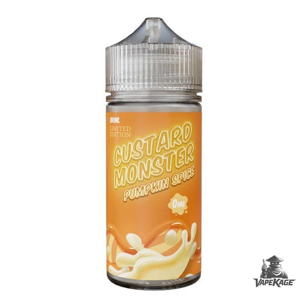 Pumpkin Spice Nicotine Free Custard Monster Vape Labs 100mL Freebase