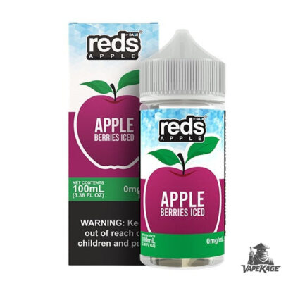 Reds Apple Berries Iced — Reds Apple Juice — 7 Daze 60mL Freebase