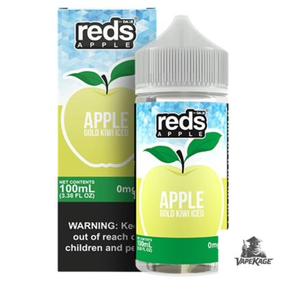 Reds Apple Golden Kiwi Iced — Reds Apple Juice — 7 Daze 60mL Freebase