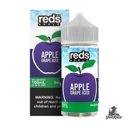 Reds Apple Grape Iced — Reds Apple Juice — 7 Daze 60mL Freebase