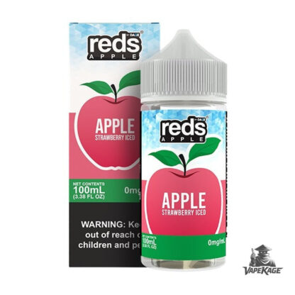 Reds Apple Strawberry Iced — Reds Apple Juice — 7 Daze 60mL Freebase
