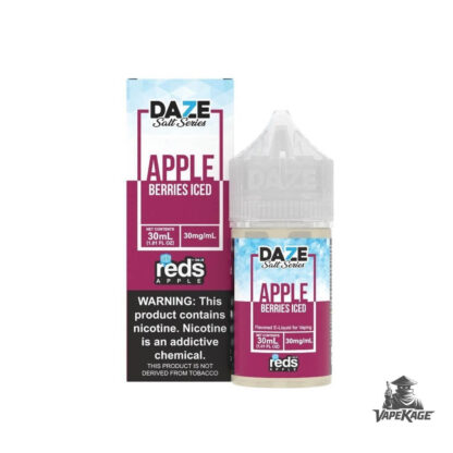 Reds Apple Berries Iced — Reds Apple Juice — 7 Daze 30mL Nic Salt
