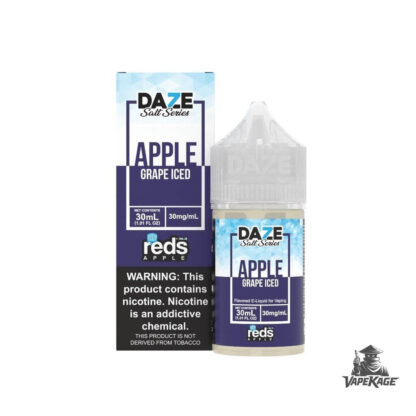 Reds Apple Grape Iced — Reds Apple Juice — 7 Daze 30mL Nic Salt
