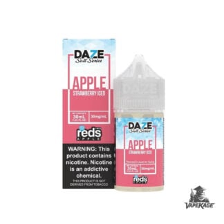Reds Apple Strawberry Iced — Reds Apple Juice — 7 Daze 30mL Nic Salt