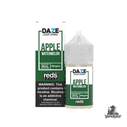 Reds Apple Watermelon — Reds Apple Juice — 7 Daze 30mL Nic Salt