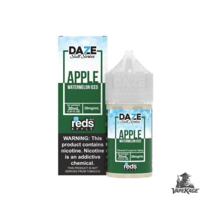 Reds Apple Watermelon Iced — Reds Apple Juice — 7 Daze 30mL Nic Salt