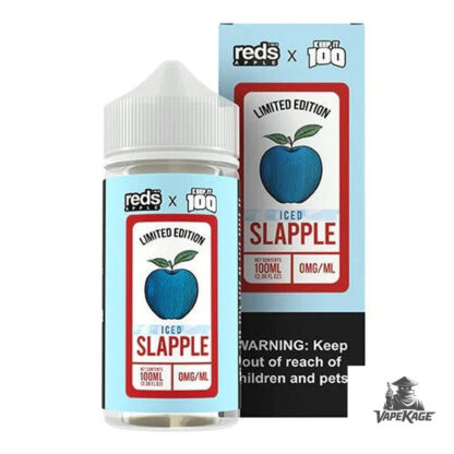 Reds x Iced Slapple — Reds Apple Juice — 7 Daze 100mL Freebase