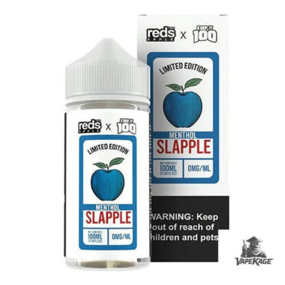 Reds x Menthol Slapple — Reds Apple Juice — 7 Daze 100mL Freebase