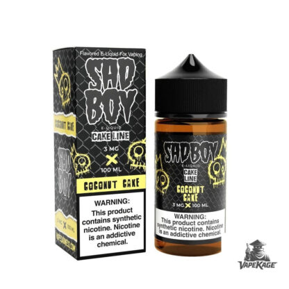 Coconut Cake Line — Sadboy E-Liquid 100mL Freebase