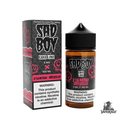 Strawberry Cheesecake Cake Line — Sadboy E-Liquid 100mL Freebase