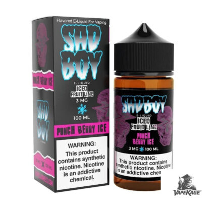 Punch Berry Ice Fruit Line — Sadboy E-Liquid 100mL Freebase