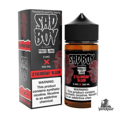 Strawberry Blood Fruit Line — Sadboy E-Liquid 100mL Freebase