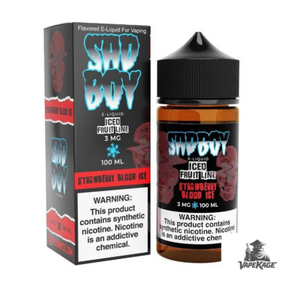 Strawberry Blood Ice Fruit Line — Sadboy E-Liquid 100mL Freebase