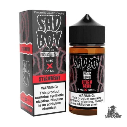 Nola Line Strawberry — Sadboy E-Liquid 100mL Freebase