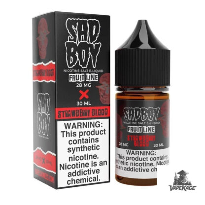 Strawberry Blood — Fruit Line — Sadboy E-Liquid 30mL Nic Salt