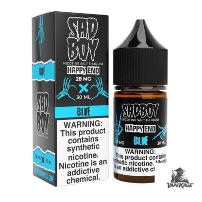 Happy End Line Blue Cotton Candy — Sadboy E-Liquid 30mL Nic Salt
