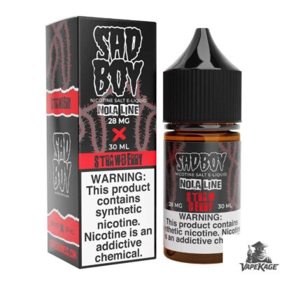 Nola Line Strawberry — Sadboy E-Liquid 30mL Nic Salt