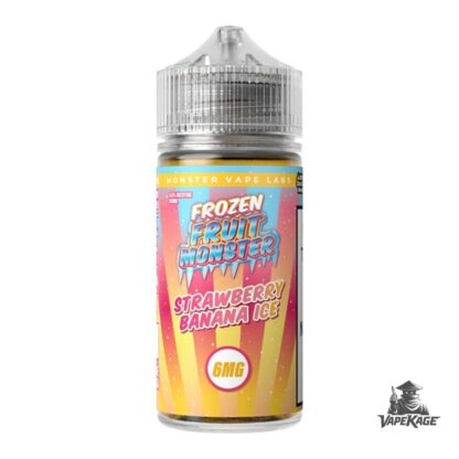 Strawberry Banana Ice Fruit Monster Vape Labs 100mL Freebase