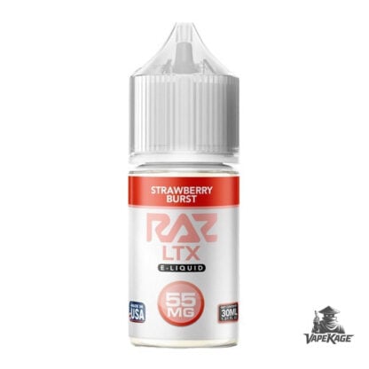 Strawberry Burst RAZ x — Pod Juice 30mL Nic Salt
