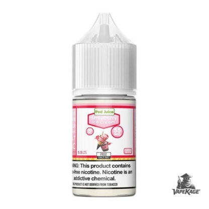 Strawberry Ice Cream — Pod Juice 30mL Nic Salt