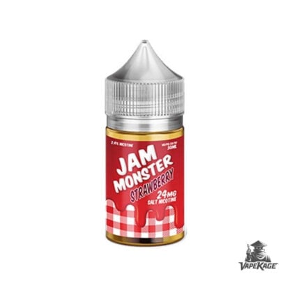 Strawberry — Jam Monster Vape Labs 30mL Nic Salt