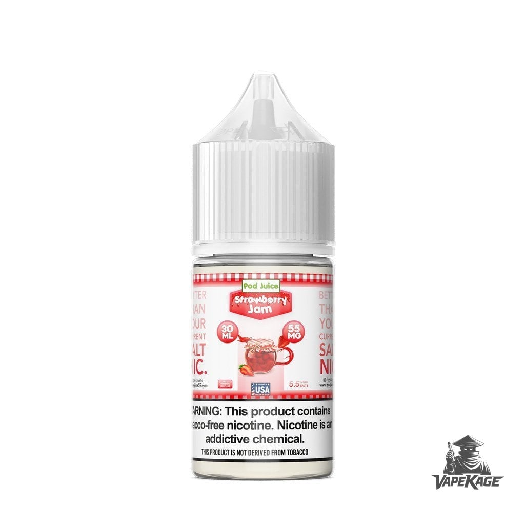 Strawberry Jam — Pod Juice 30mL Nic Salt