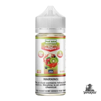 Strawberry Kiwi Pomberry — Pod Juice 100mL Freebase