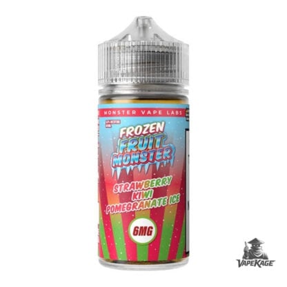 Strawberry Kiwi Pomegranate Ice Frozen Fruit Monster Vape Labs 100mL Freebase